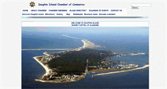 Desktop Screenshot of dauphinislandchamber.com
